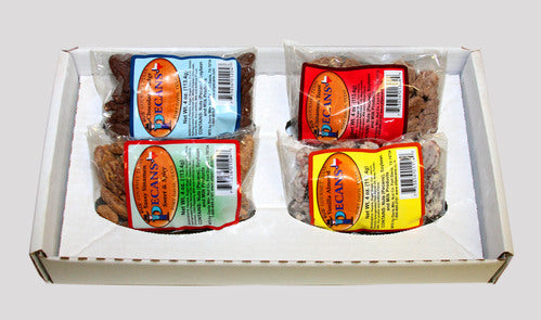 1 lb. flavored pecans Gift Box-Davis Mountains Nut Company