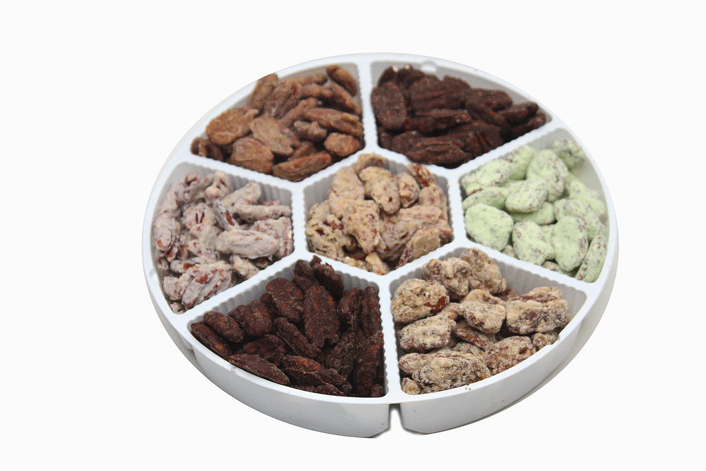 28 ounce 7 flavor sweet pecan gift tin
