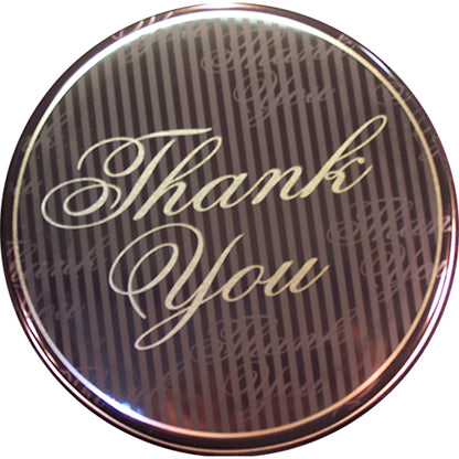 4-Flavor large flavored pecans Tin (22oz) with thank you written on lid from Davis Mountains Nut Company 