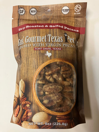 Gus' Gourmet Texas Pecans roasted and salted