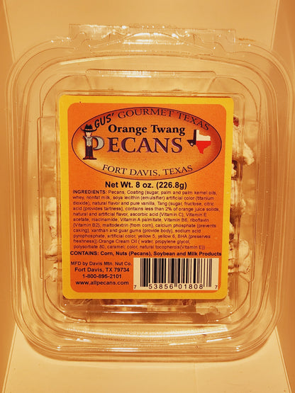 Orange Twang Pecans from Davis Mountains Nut Company