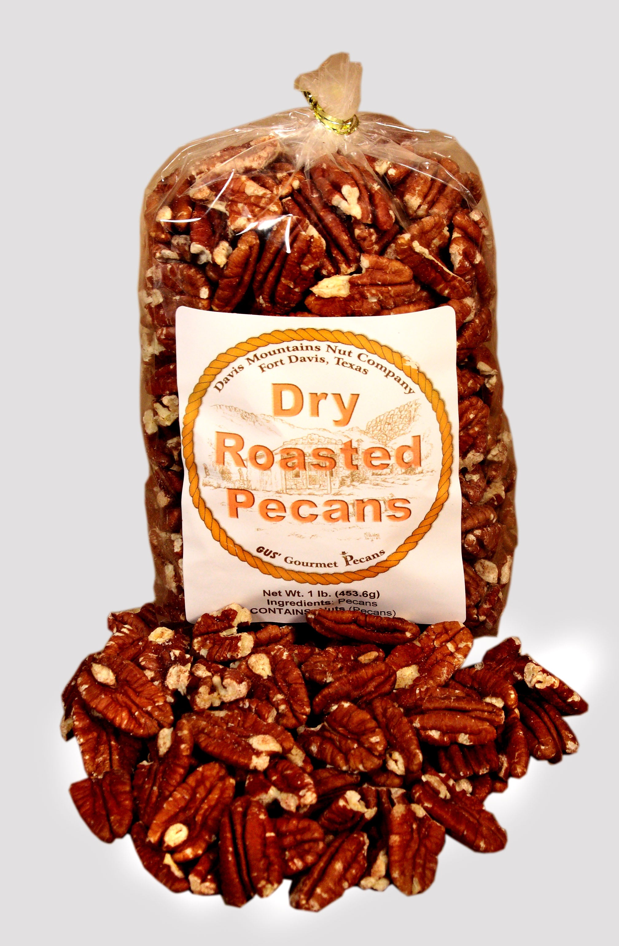 1lb. Dry Roasted Pecans