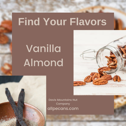 find your flavors vanilla almond pecans