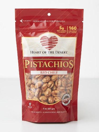 red chili Pistachios By The Bag from Davis Mountains Nut Company