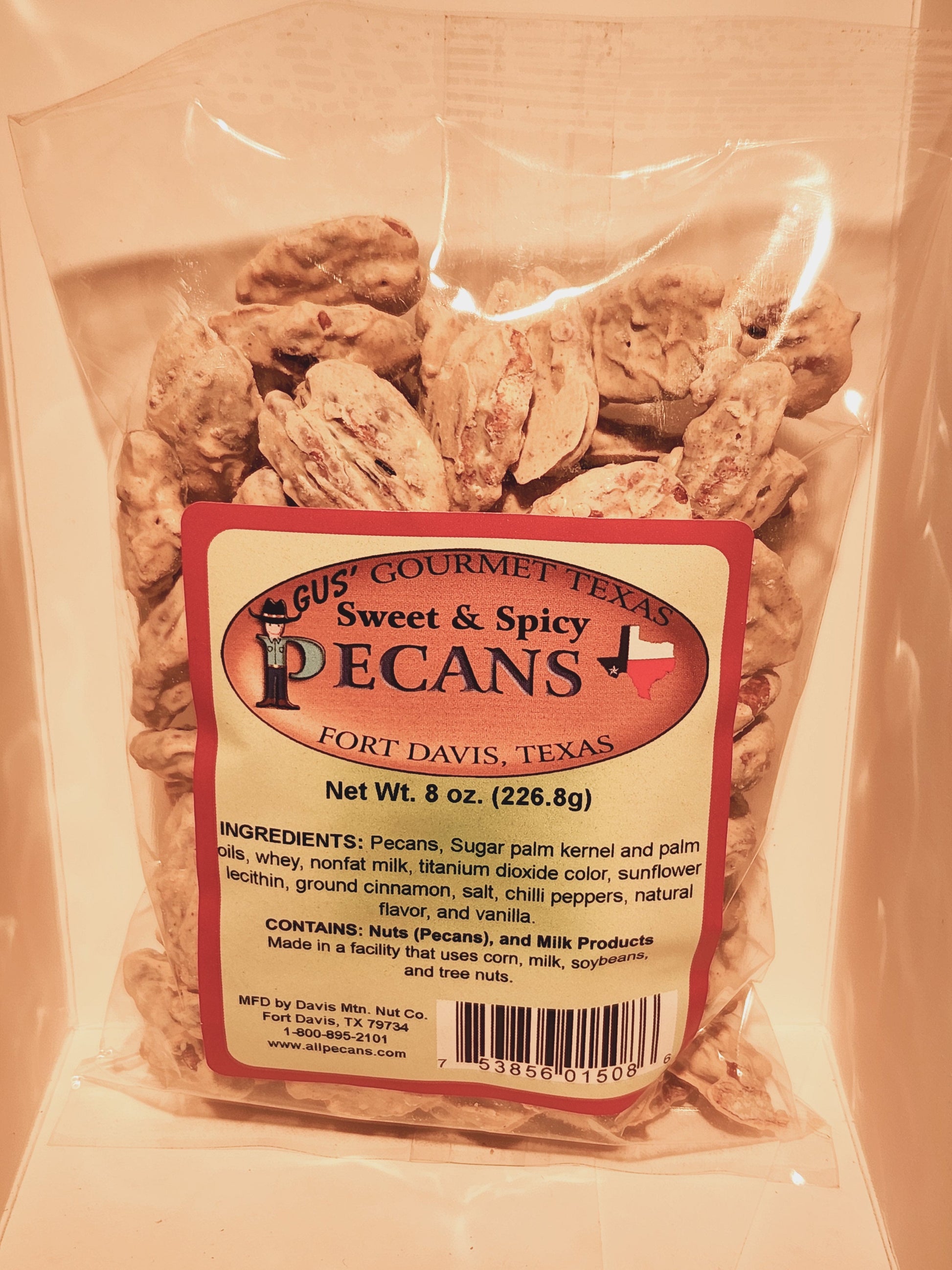 Sweet-N-Spicy pecans from Davis Mountains Nut Company