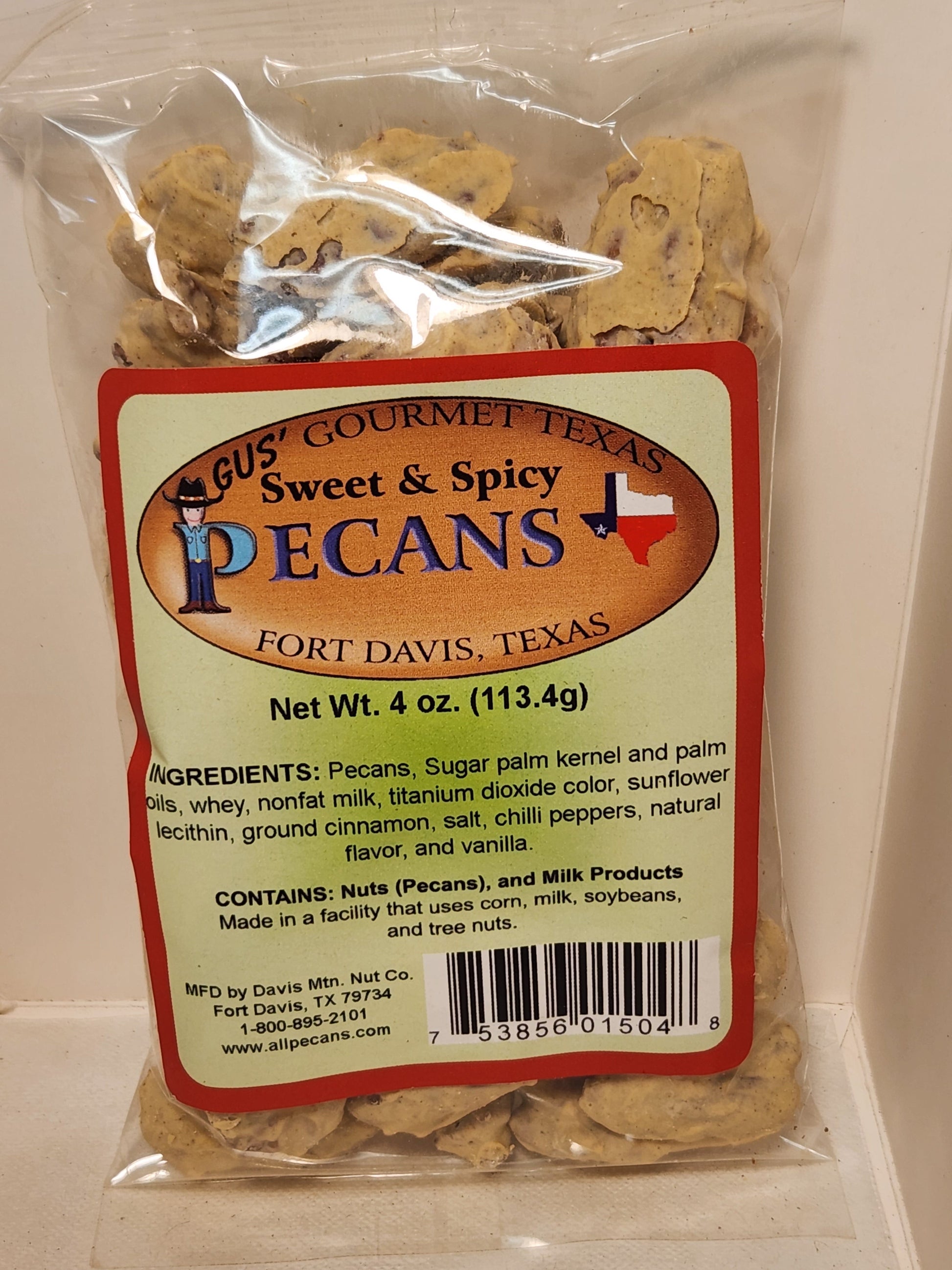 Sweet-N-Spicy pecans from Davis Mountains Nut Company