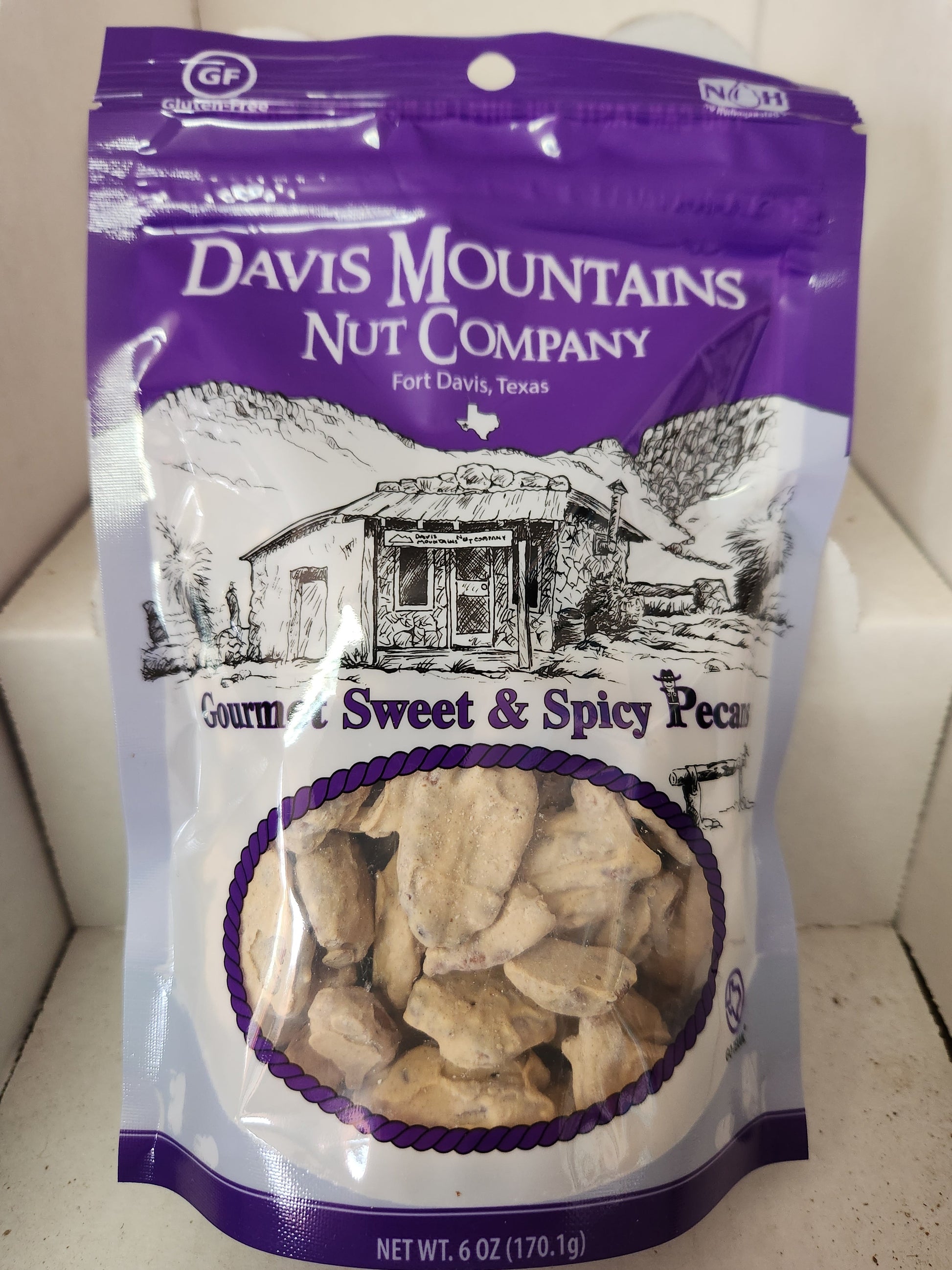 Sweet-N-Spicy pecans from Davis Mountains Nut Company